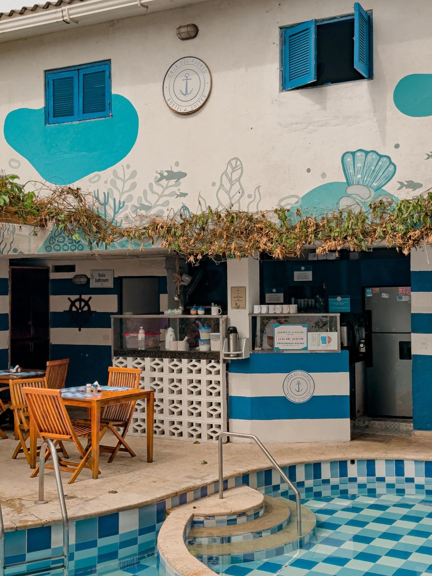 Casa Del Puerto Hostel & Suites Cartagena Buitenkant foto