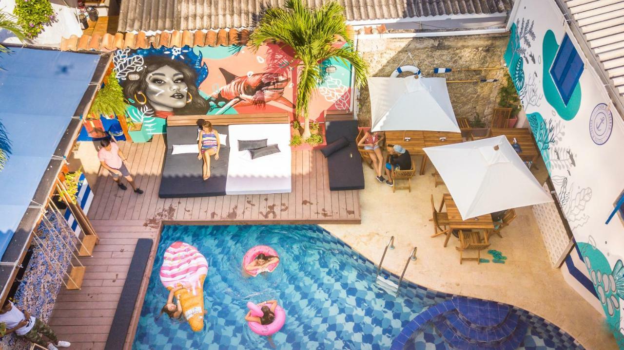 Casa Del Puerto Hostel & Suites Cartagena Buitenkant foto